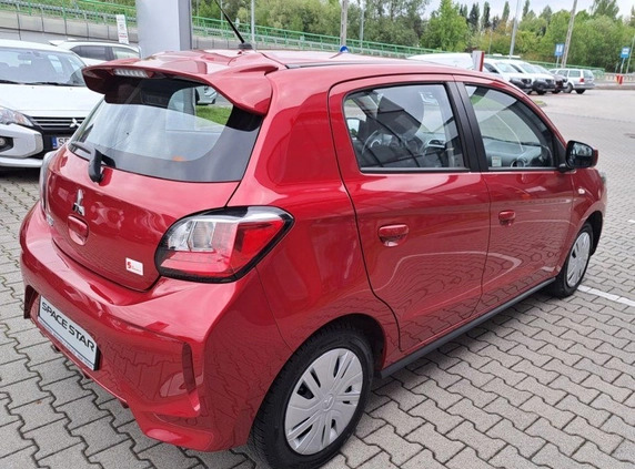 Mitsubishi Space Star cena 61900 przebieg: 27666, rok produkcji 2022 z Biała małe 37